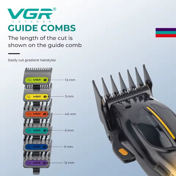 Tondeuse sans fil rechargeable – VGR V-026
