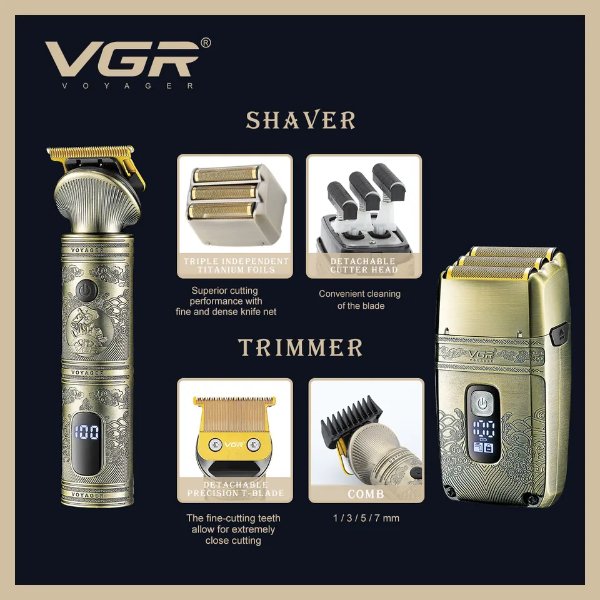 Tondeuse sans fil rechargeable – VGR V-649