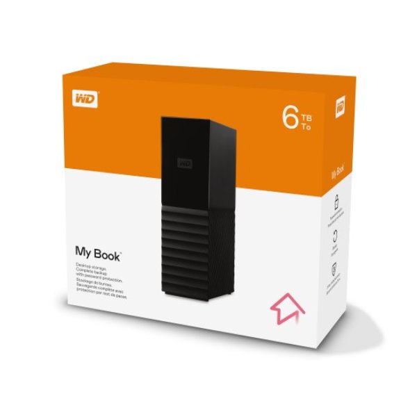 Disque dur externe 6Tb 3.5″ sur port USB 3.0 – WD My Book 6TB (USB 3.0)