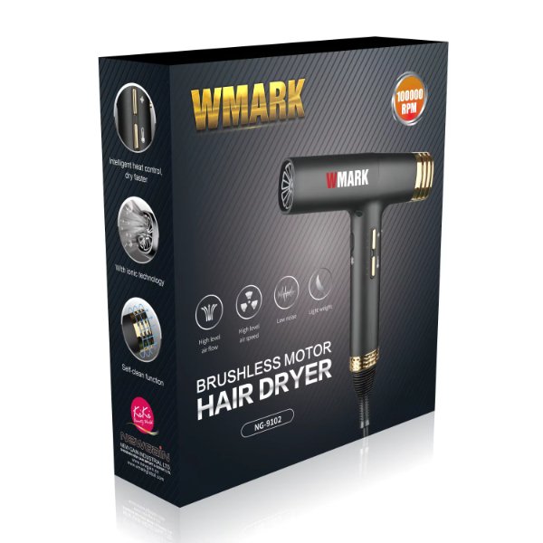 Sèche cheveux / Séchoir à moteur sans balais – WMARK NG-9102