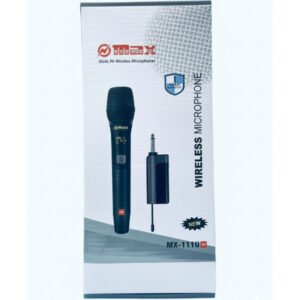 Microphones Sans Fil 1 Canaux MAX X-111U – Dual PA – UHF – MAX MX-111U