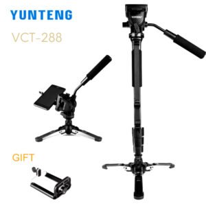Monopode caméra professionnel avec tête panoramique – YUNTENG VCT-288