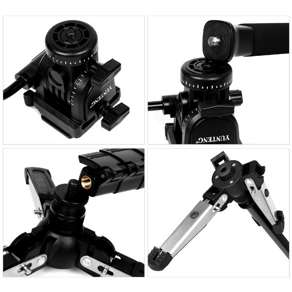 Monopode caméra professionnel avec tête panoramique – YUNTENG VCT-288