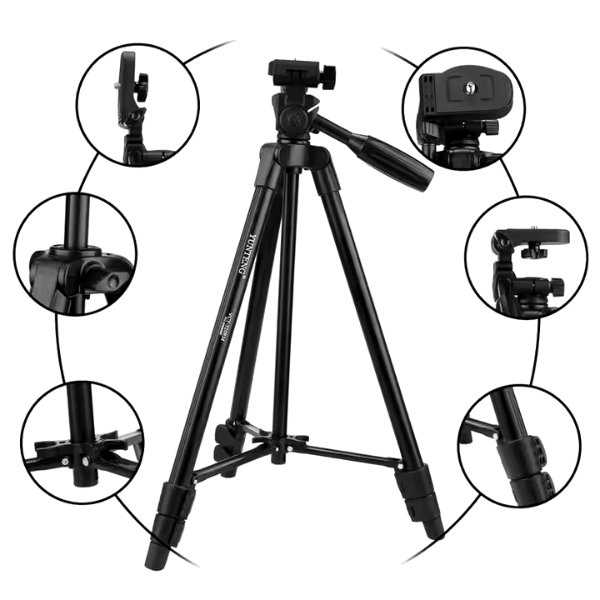 Trépied caméra et téléphone – YUNTENG VCT-520