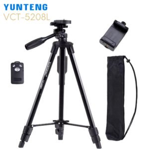 Trépied caméra et téléphone avec télécommande Bluetooth – YUNTENG VCT-5208L