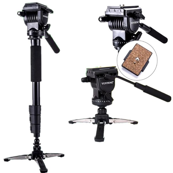 Monopode / Trépied caméra professionnel Extensible – YUNTENG VCT-588