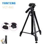 Trépied caméra professionnel en aluminium avec repose-pieds – YUNTENG VCT-860