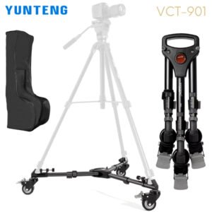 Trépied caméra Professionnel Pliable et Verrouillable – YUNTENG VCT-901