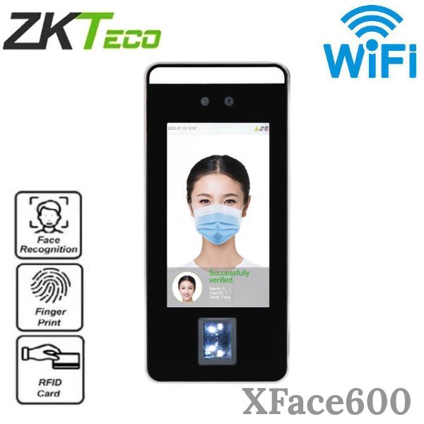 Système de pointage et de contrôle d’accès par empreinte digitale.et reconnaissance – ZKTeco XFace600