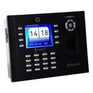 Système de pointage et de contrôle d’accès par empreinte digitale. Avec écran couleur TFT – ZKTeco iClock660