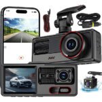 Caméra DVR de voiture HD 1080P à double canal avec Wi-Fi intégré, vue grand angle de 170 – DASHCAM A16WF