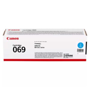 Toner Canon 069 – Cyan (1 900 pages à 5%) – Canon 069 – Cyan (Original)