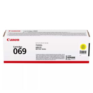 Toner Canon 069 Jaune (1 900 pages à 5%) – Canon 069 – Jaune (Original)