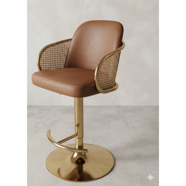 Chaise Tabouret Réglable Pivotante avec Repose-pieds – Chaise Tabouret CC-2410