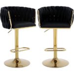 Chaise Tabouret Réglable Pivotante avec Repose-pieds – Chaise Tabouret CC-833
