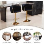 Chaise Tabouret Réglable Pivotante avec Repose-pieds – Chaise Tabouret CC-833