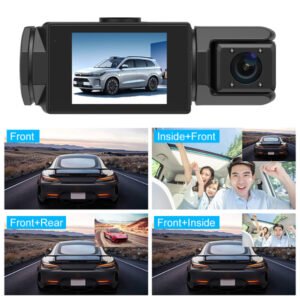 Caméra DVR de voiture HD 1080P à double canal avec Wi-Fi intégré, vue grand angle de 170 – DASHCAM GY-S2