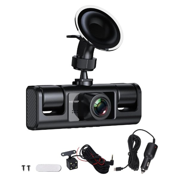 Caméra DVR de voiture Full HD 1080P 360° Vision avant/arrière/gauche/droite avec G-Sensor – DASHCAM GY-S29