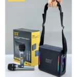 Enceinte / Mini Baffle Bluetooth Karaoké Avec Microphones – Speaker HM-915