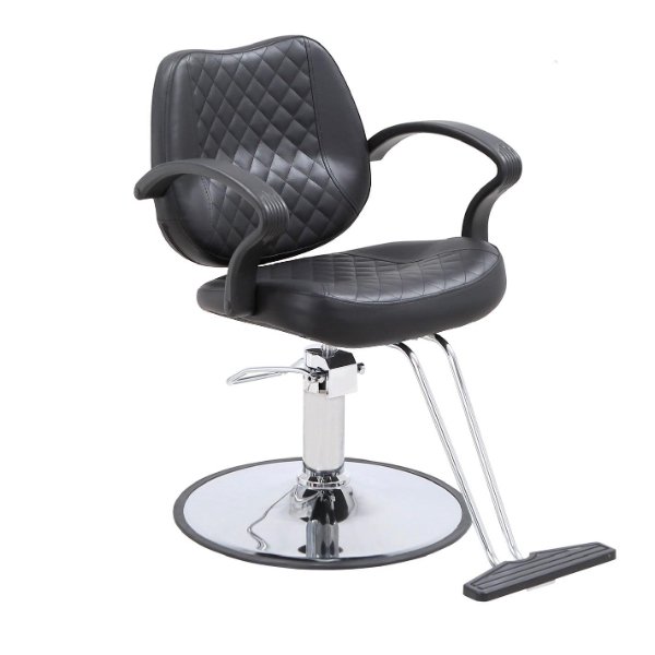 Chaise de barbier professionnelle inclinable avec pompe hydraulique et repose-pieds – Chaise Barbier HZ8801B