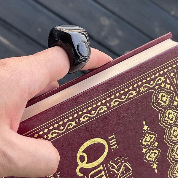Chapelet electronique / Zikr Ring / Bague connectée amélioré (tailles d’anneau – iQIBLA Zikr Ring Jood lite (J01T)