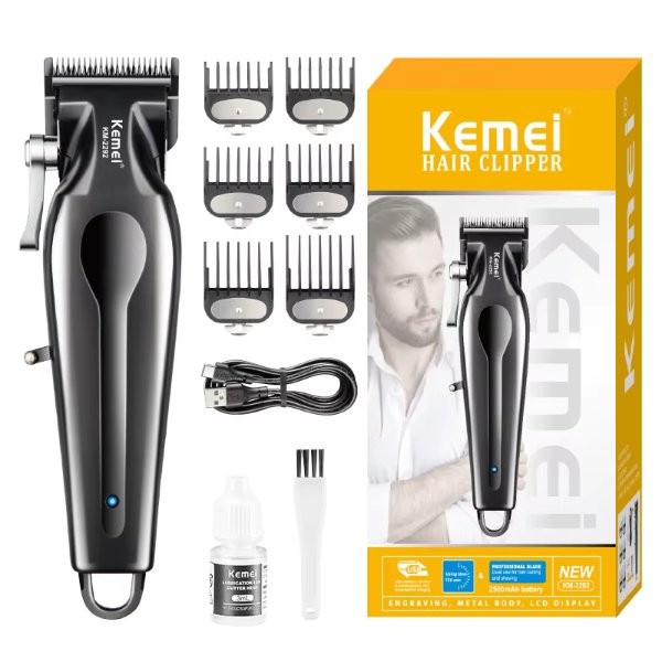 Tondeuse sans fil rechargeable – KEMEI KM-2292