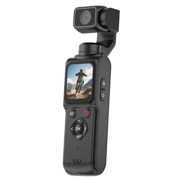 Caméra de poche 4K ultra HD avec stabilisation Gimbal, suivi du visage, Wi-Fi et zoom – Camera de poche 4K m105