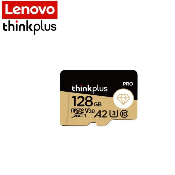 Lenovo – Carte Mémoire Micro SD 128Go 130MB/s A2 V30 4K – Lenovo ThinkPlus Micro SD 128GB