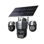 Caméra solaire PTZ 4G à Triple objectif 9MP ( 3MP + 3MP + 3MP) – Lenovo AEU W14C-Z-U