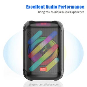 Enceinte/Baffle Bluetooth portable 8 pouces Rechargeable – SING-E ZQS-8162
