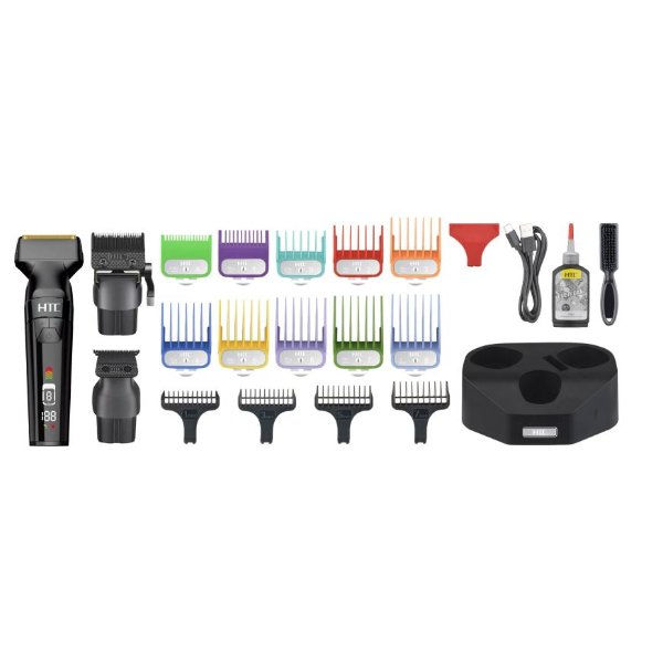Kit de Tondeuse Sans Fil 3-en-1 Pour Homme, 7 W – HTC AT-1509