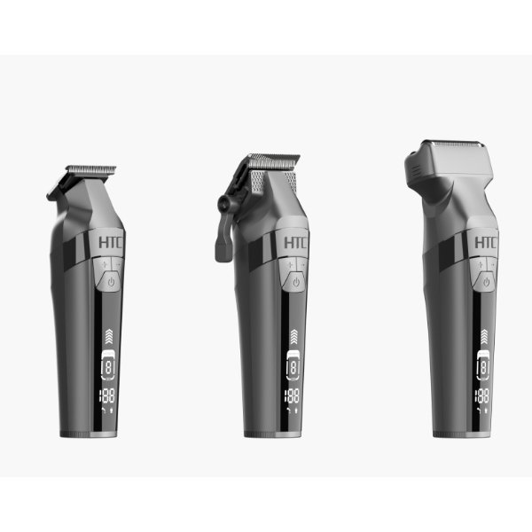 Kit de Tondeuse Sans Fil 3-en-1 Pour Homme, 7 W – HTC AT-1509