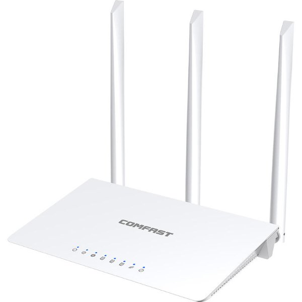 Routeur WiFi 300 Mbps 2,4 GHz 3 Antennes 5 dBi 4 Ports RJ45 – COMFAST CF-WR613N V1