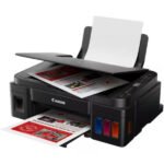 Imprimante multifonction jet d'encre Couleur A4 3-en-1 (USB2.0) avec réservoir d'encre – Canon PIXMA G3410