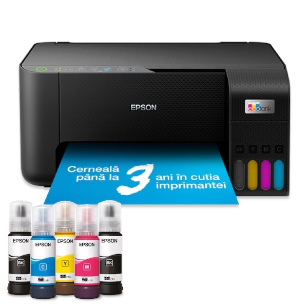 Imprimante multifonction jet d'encre Couleur A4 3-en-1 (Wi-Fi Direct) avec réservoir – Epson EcoTank L3250