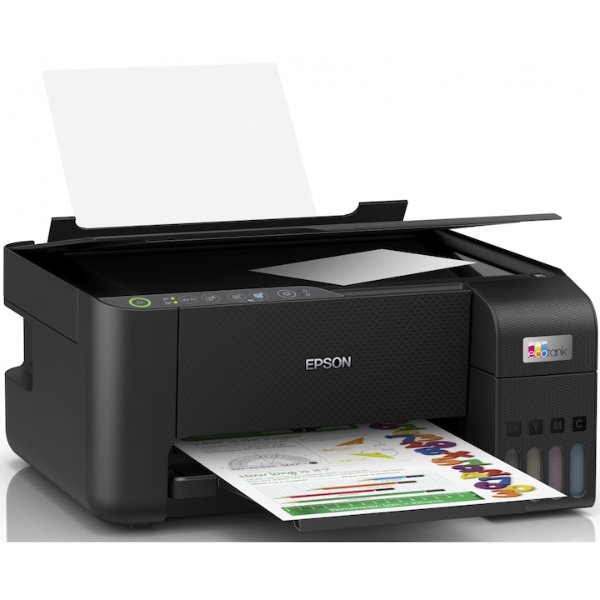 Imprimante multifonction jet d'encre Couleur A4 3-en-1 (Wi-Fi Direct) avec réservoir – Epson EcoTank L3250