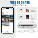 Lecteur carte mémoire Type-C + Lightning OTG 2 en 1 vers adaptateur de cartes mémoire – Type-C to USB Camera Adapter GL-308