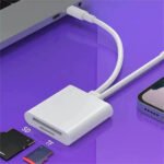 Lecteur carte mémoire Type-C + Lightning OTG 2 en 1 vers adaptateur de cartes mémoire – Type-C to USB Camera Adapter GL-308