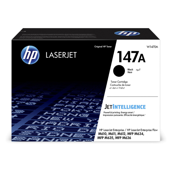 Toner HP 147A Noir (10500 pages à 5%) – HP 147A (W1470A) - Noir (Original)