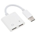 Adaptateur Type-C vers Type-C 2 en 1, charge rapide et audio – 2 in 1 Type-C Headphone Audio&Charge Adapter Digital Decoding JBC038