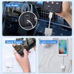 Adaptateur Lightning vers prise casque 3,5 mm 2 en 1, chargeur rapide et répartiteur – Lightning to 3.5mm Adapter JBC029