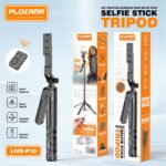 Trépied téléphone/Baton selfie 1.8M, Rotation à 360° – PLOKAMA LIVE-P10