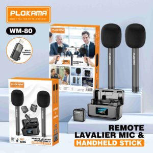 Micro sans fil 2.4GHz, 2 micro (2 émetteur + 1 récepteur) – PLOKAMA VM-80