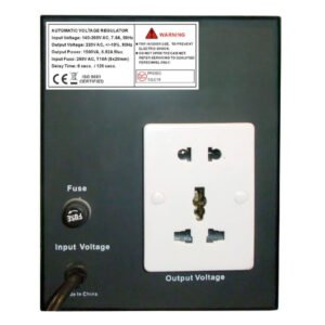 Régulateur de tension automatique Digital 1500VA / 1.5KVA, contrôle par microprocesseur – R SCAR MCD-1500VA