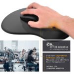 Tapis souris en gel avec Repose-poignet ergonomique – Tapis Souris H-02