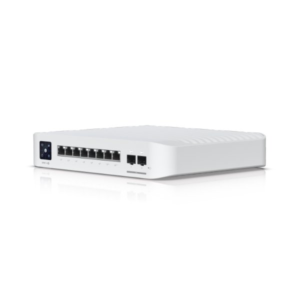 Switch 8 ports Gigabit PoE++ administrable L3 (6 PoE+ et 2 PoE++), 2 ports SFP+ 10G – Ubiquiti UniFi USW-PRO-8-POE