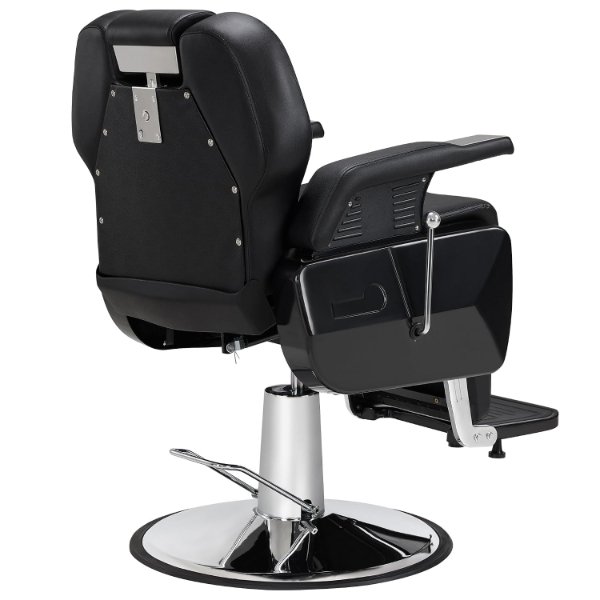 Chaise de barbier professionnelle avec Réglage hydraulique et Repose-pieds intégré – Chaise Barbier W-AF-15A