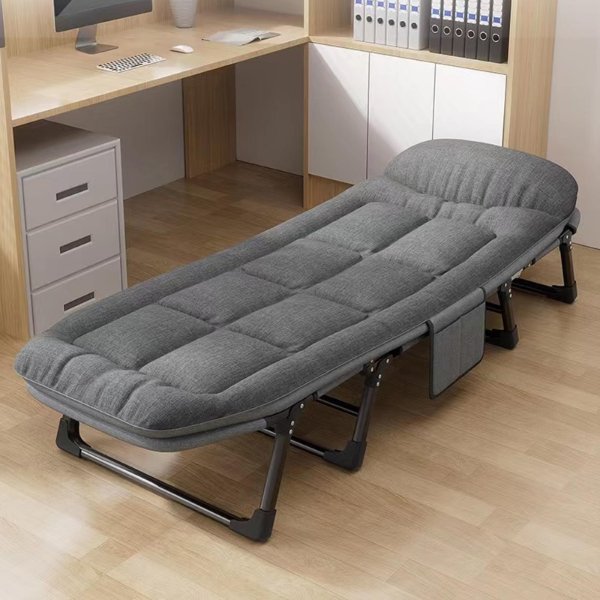 Lit Pliant avec Matelas portable embourré avec structure métallique – Lit PLiable W-S290