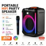 Enceinte/Baffle Bluetooth Rechargeable 30W 6.5 pouces avec micro sans fil et télécommande – SING-E ZQS-6170