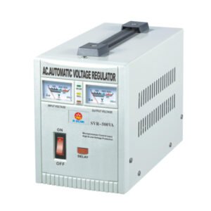 Régulateur de tension automatique 500VA / 0.5KVA, contrôle par microprocesseur – R SCAR SVR-500VA